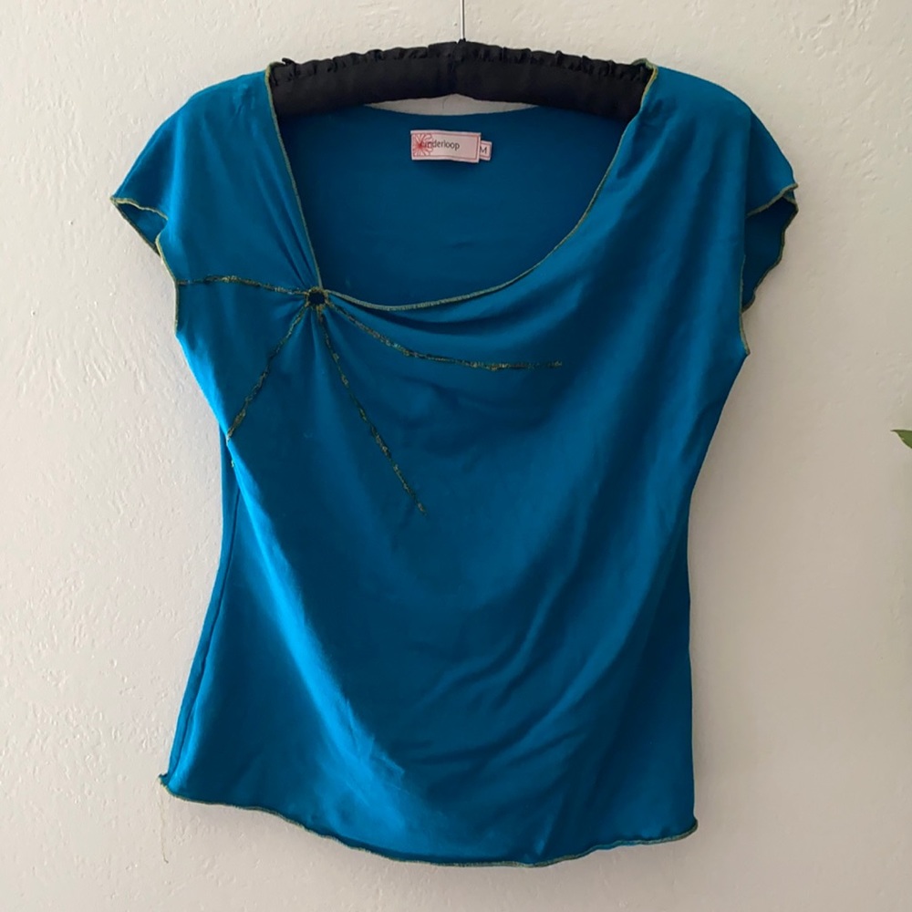 Cinderloop Teal Shirt